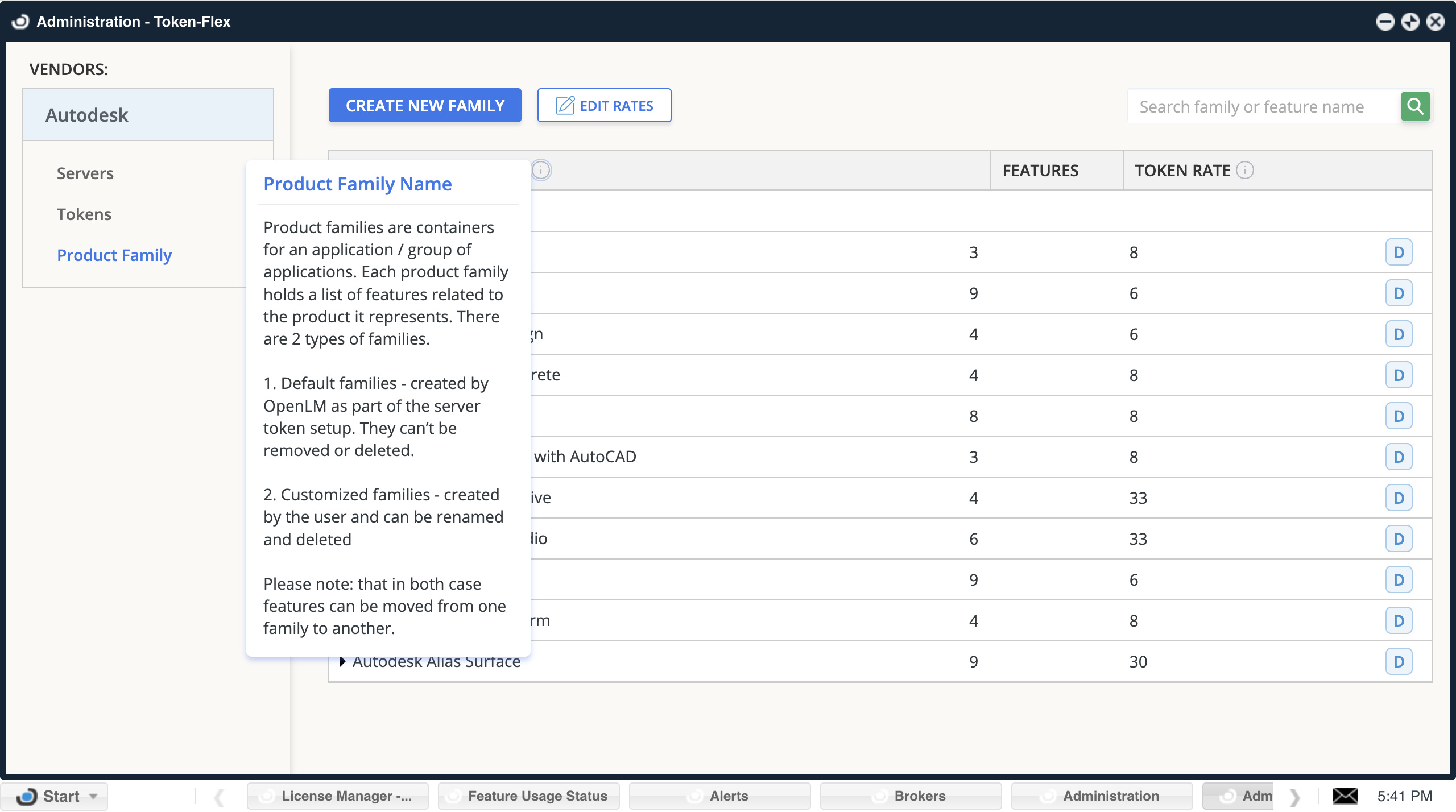 Administration - Token Flex