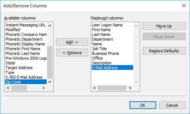 Save as type dropdown for Unicode Text CSV