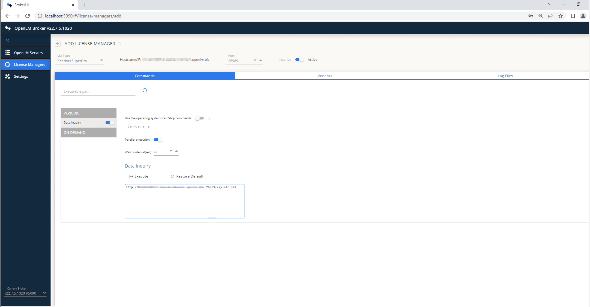 Configure OpenLM Platform
