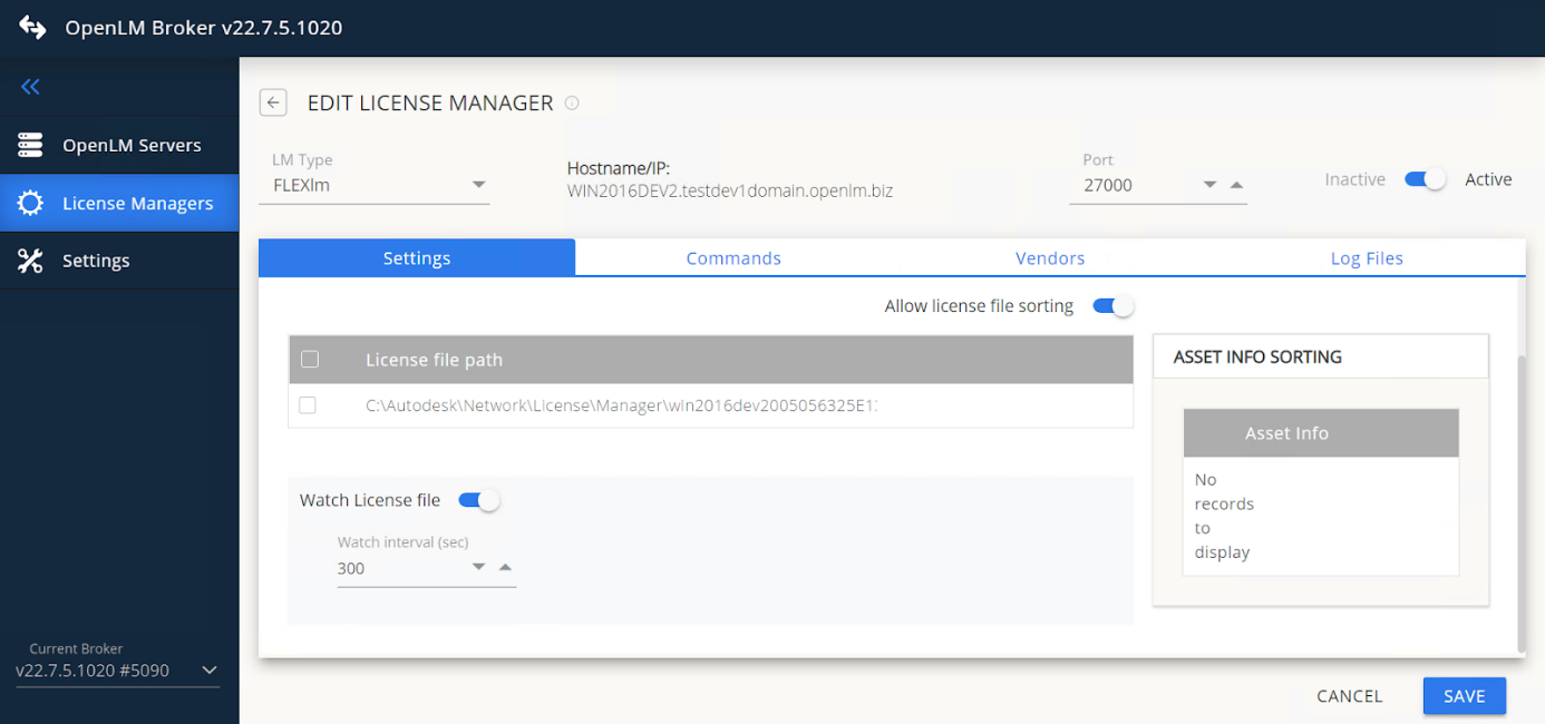 In Commands, verify the correct path and click Execute. IMAGE 43