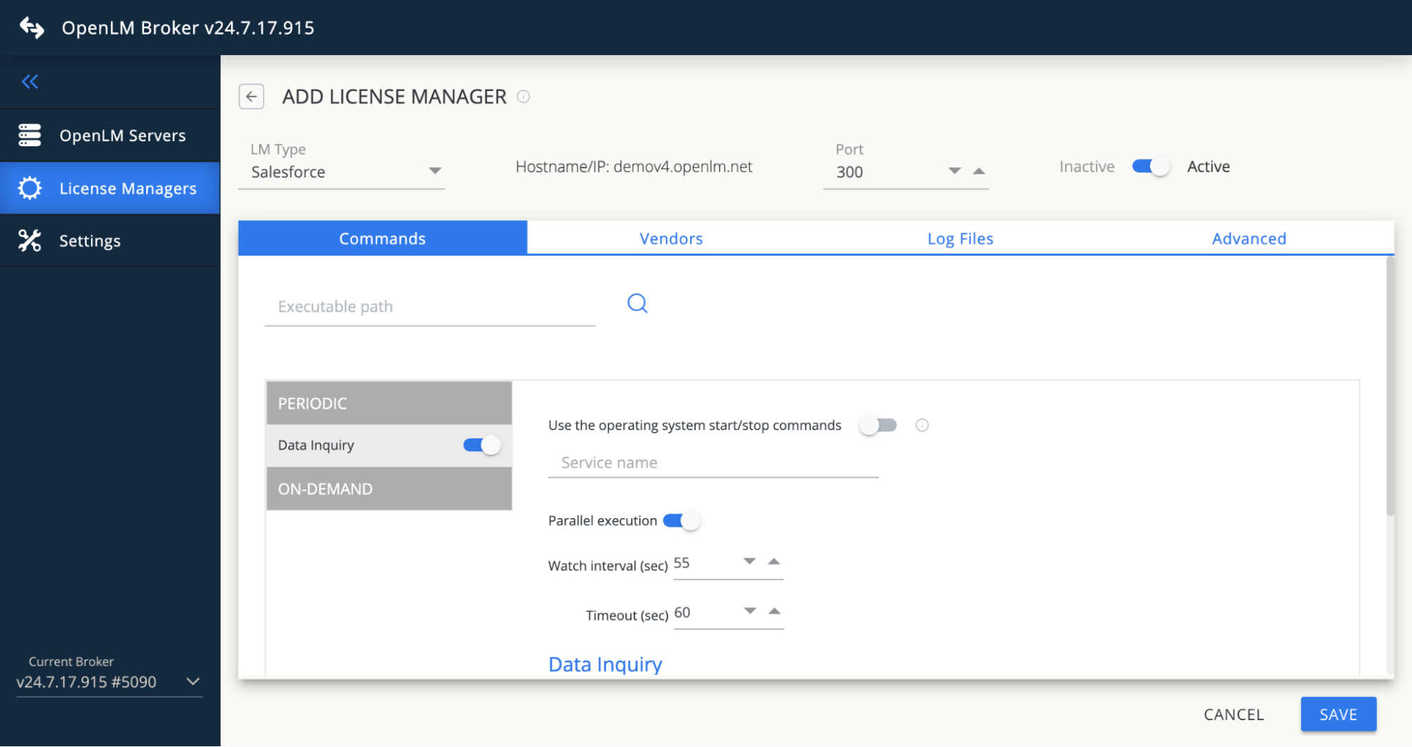 Diagram of how OpenLM interfaces with Salesforce