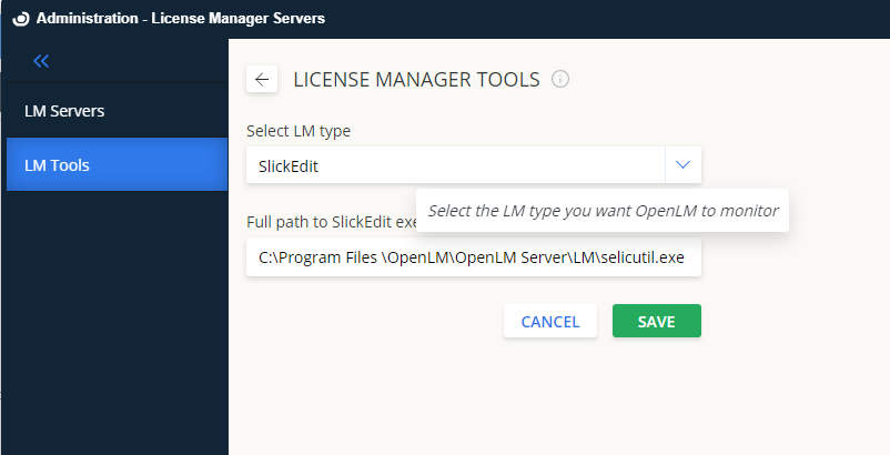 Configuring EasyAdmin to work with SlickEdit