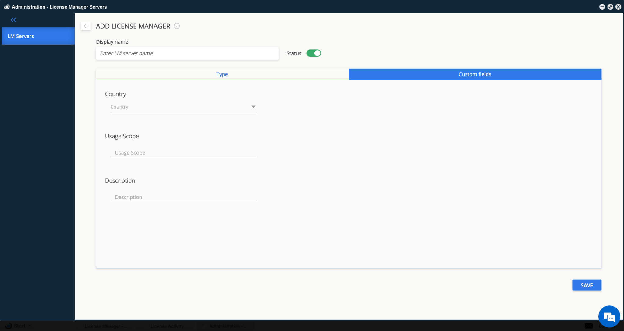 Figure 11: Custom Fields