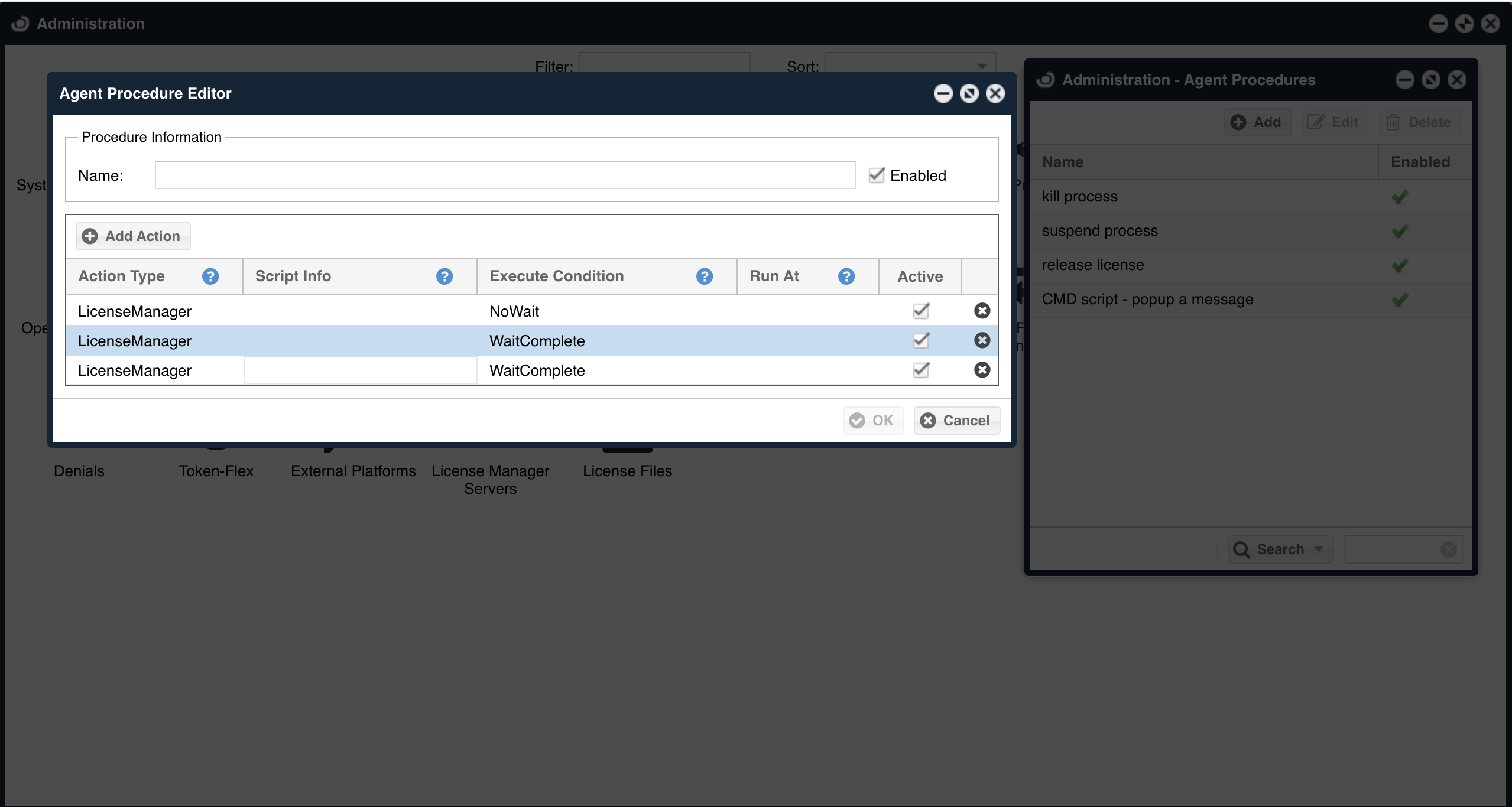 Administration - Agent Procedures