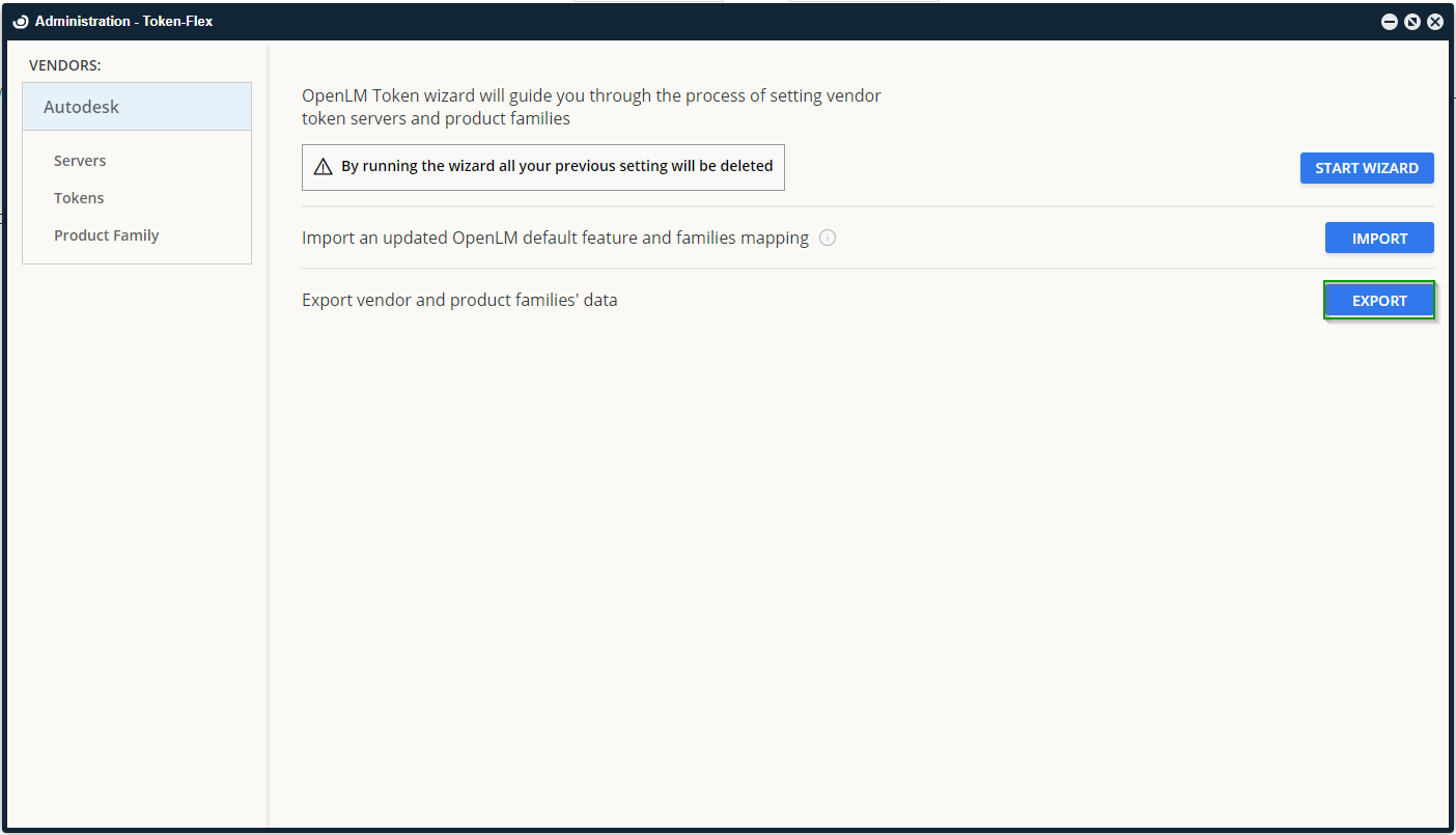Administration - Token Flex