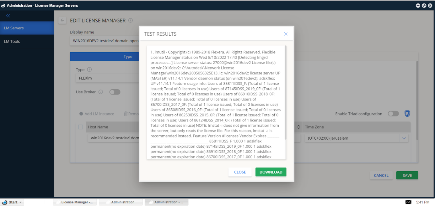 Successful connection