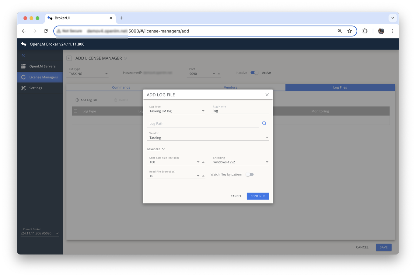 OpenLM Platform での承認