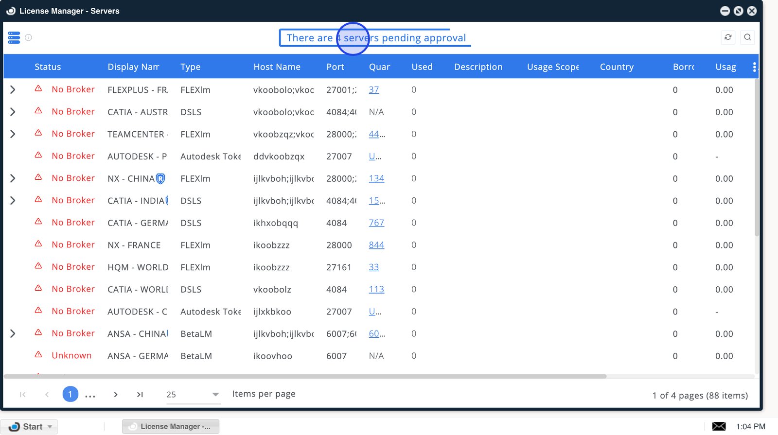 EasyAdmin の承認待ちバナー