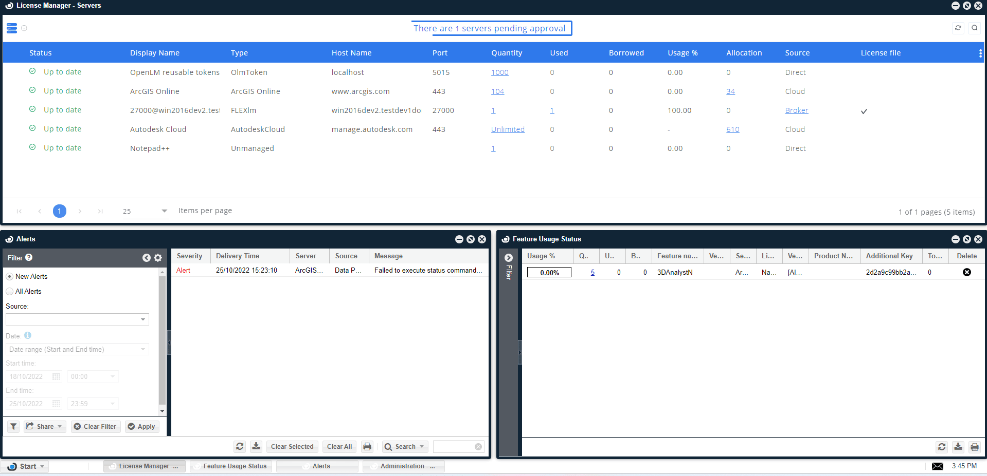 Approve RLM in EasyAdmin