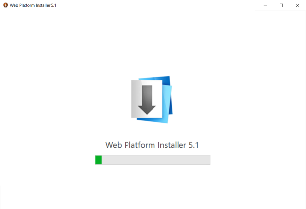 URL Rewrite installer start screen