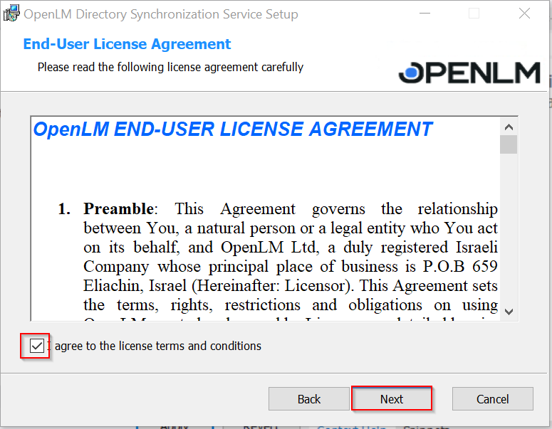 licence agreement