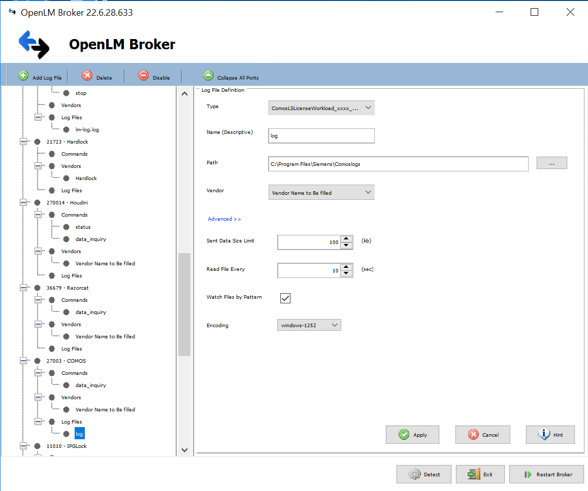 OpenLM Broker Dashboard Screen
