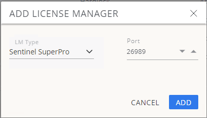 Add license manager