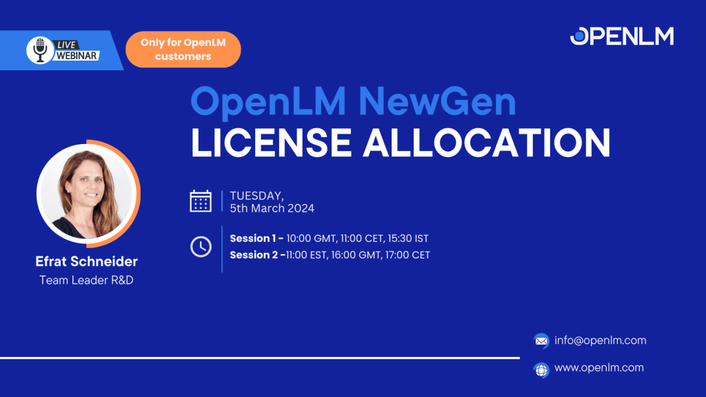 OpenLM NewGen License Allocation