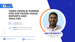 Using OpenLM Parser for Software Usage reports and analysis