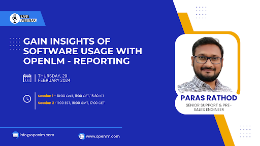 Gain insights of Software Usage with OpenLM - Reporting